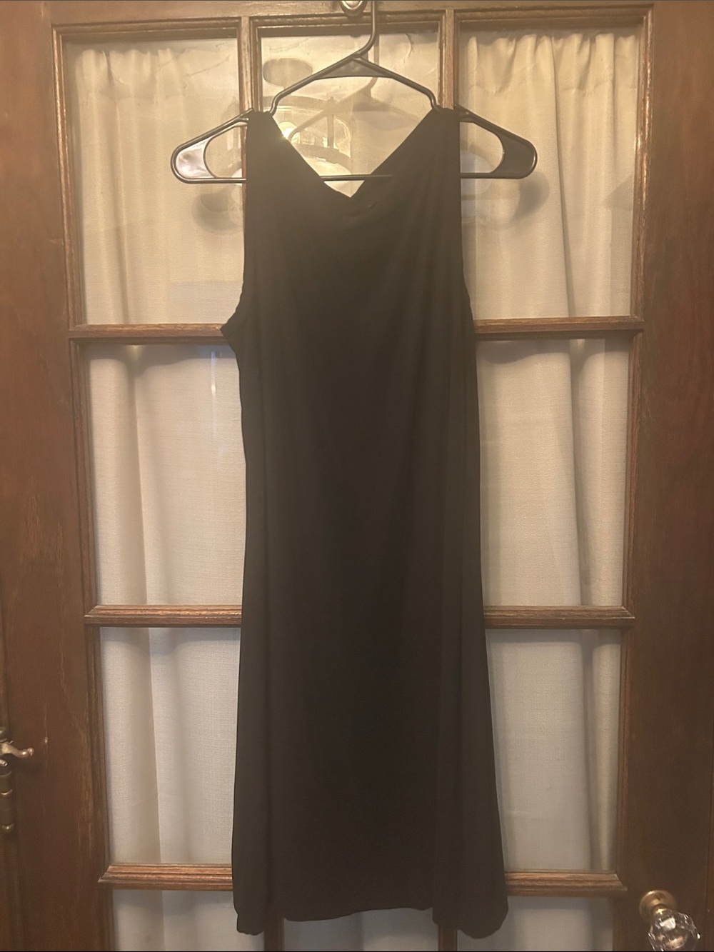 Willi Smith Black Midi Slip Dress